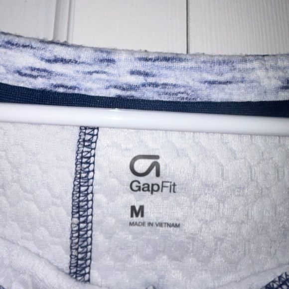 Quilted Crinkle Pullover Drawstring Hem Sweatshirt - Picture 3 of 4